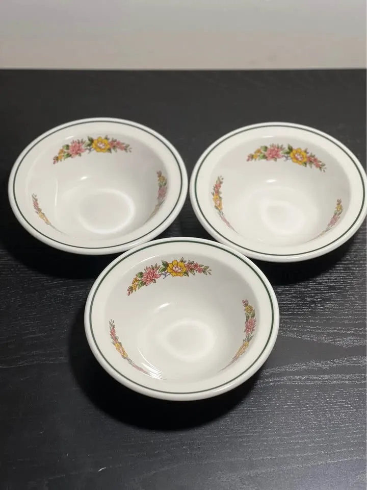 Set of 3 Homer Laughlin Best China Bowls image indicator(7)