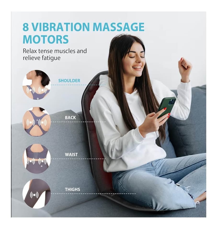 Vibration Back Massager with Heat - photo 2