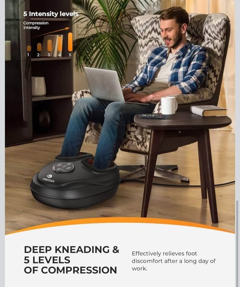 2025 Upgrade Shiatsu Foot Massager with Heat - photo 4