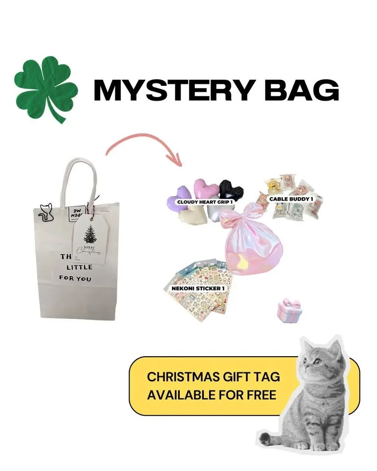 Mystery Bag ✨ - Sticker + Cute Phone Grip + Cable Protector image indicator(8)