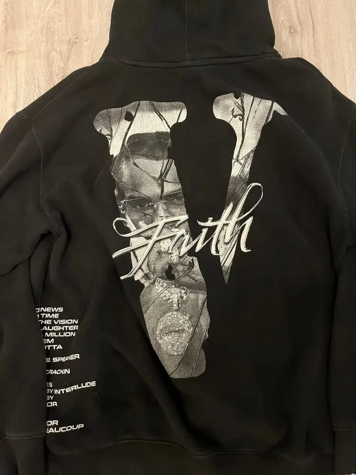 Pop Smoke X Vlone Faith Hoodie - Size L image indicator(2)