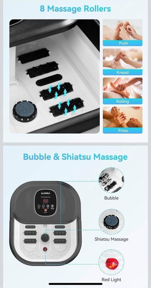 CuPiLo Foot Spa Bath Massager with Heat - photo 2