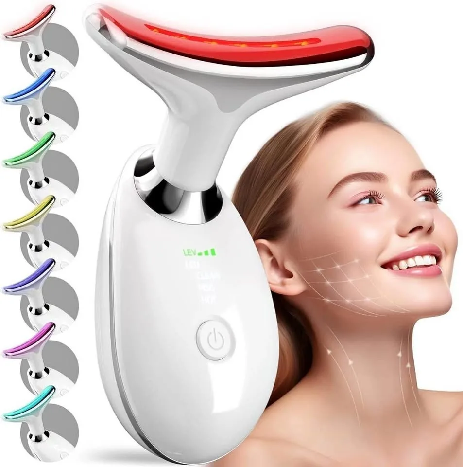 Red Light Therapy Device for Face and Neck Facial Mass