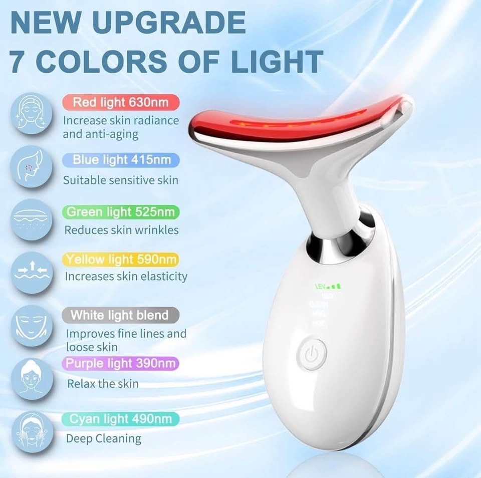 Red Light Therapy Device for Face and Neck Facial Mass - photo 2
