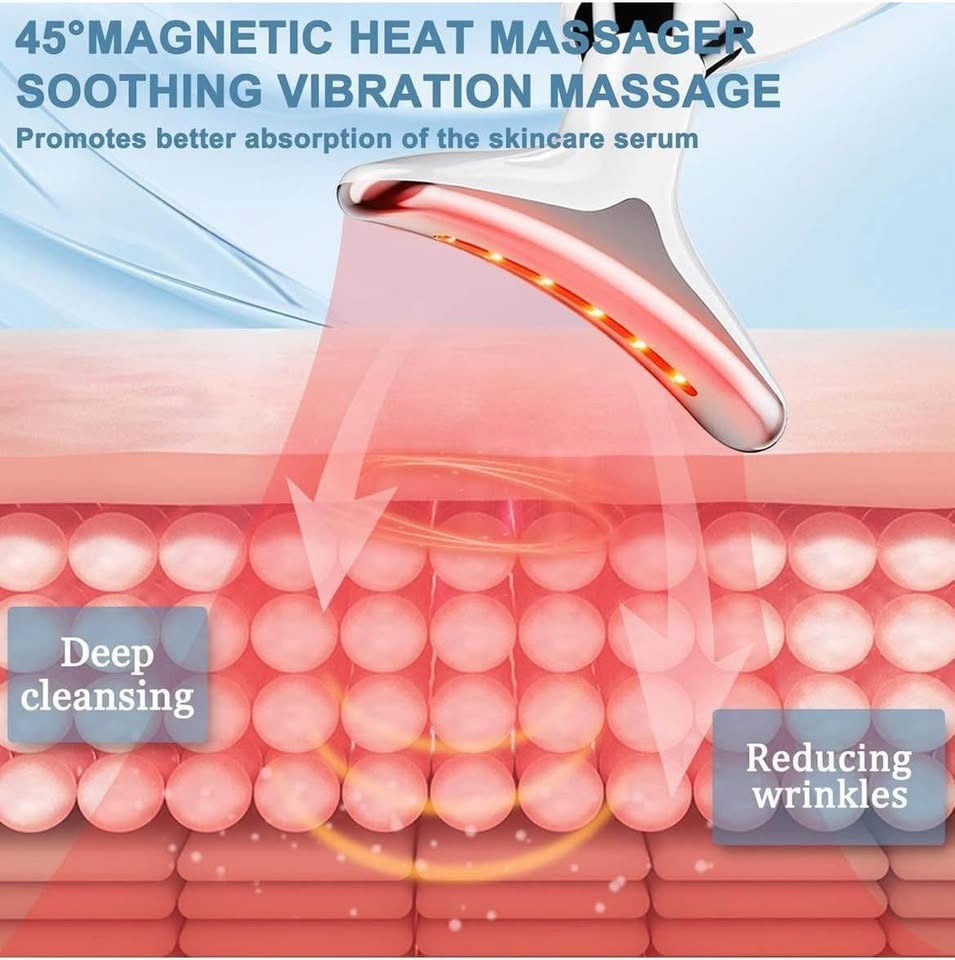 Red Light Therapy Device for Face and Neck Facial Mass - photo 3