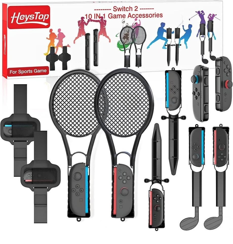 HEYSTOP Switch 2 Accessories 10 IN 1 Fami