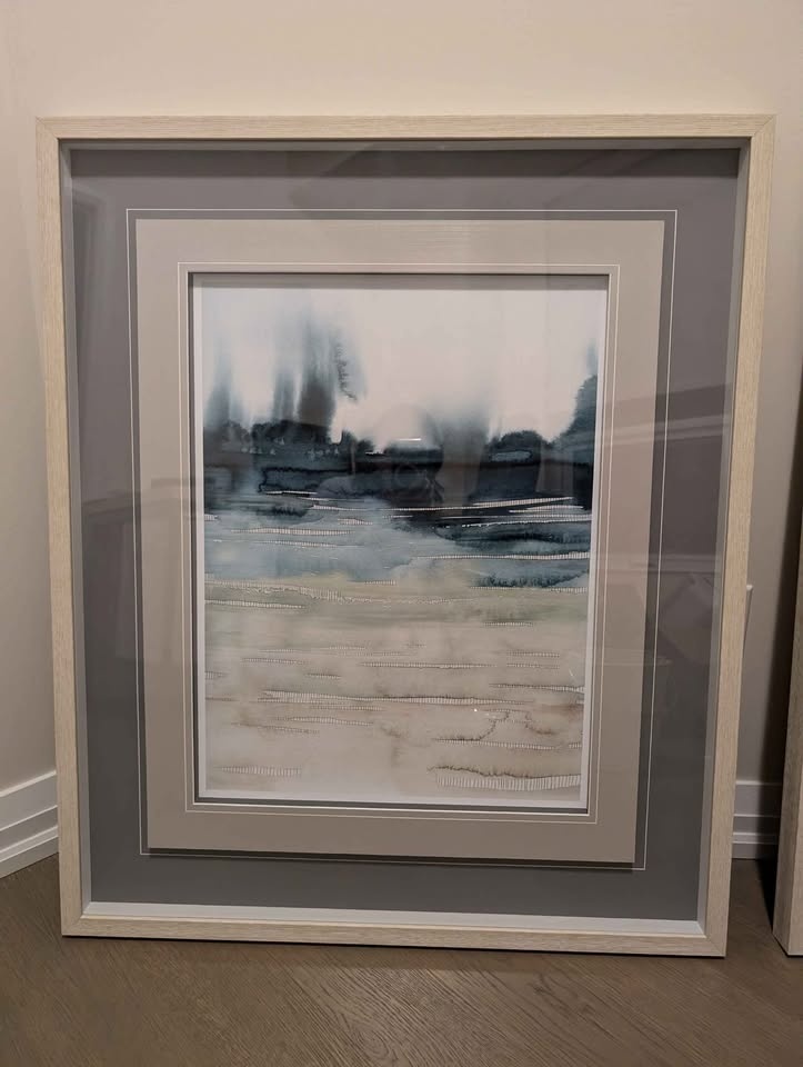 Set of Two Framed Abstract Wall Art - photo 2
