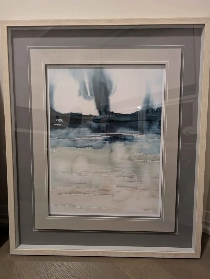 Set of Two Framed Abstract Wall Art image indicator(3)