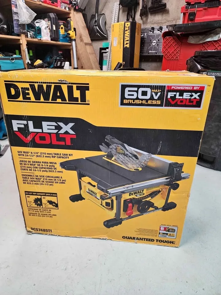 Dewalt table saw brand new thumbnail