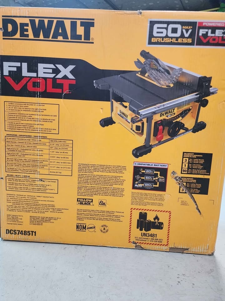Dewalt table saw brand new - photo 2