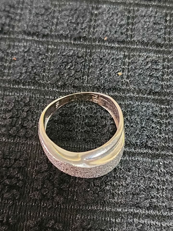 solid 18k white gold ring - photo 2