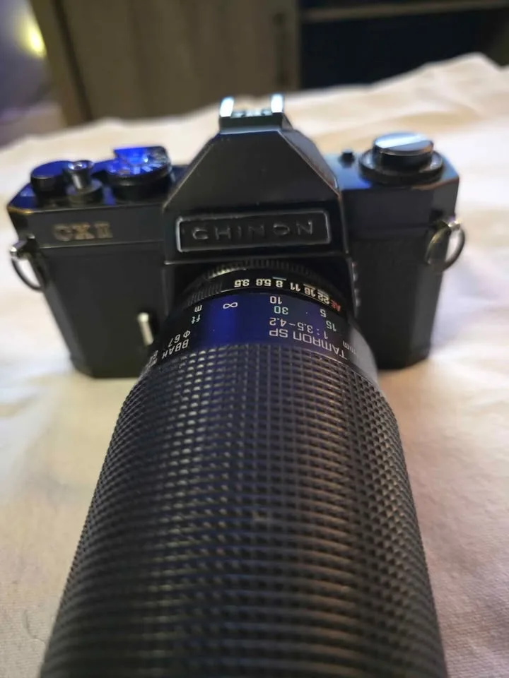 Vintage Chinon CS 35mm SLR film camera image indicator(2)