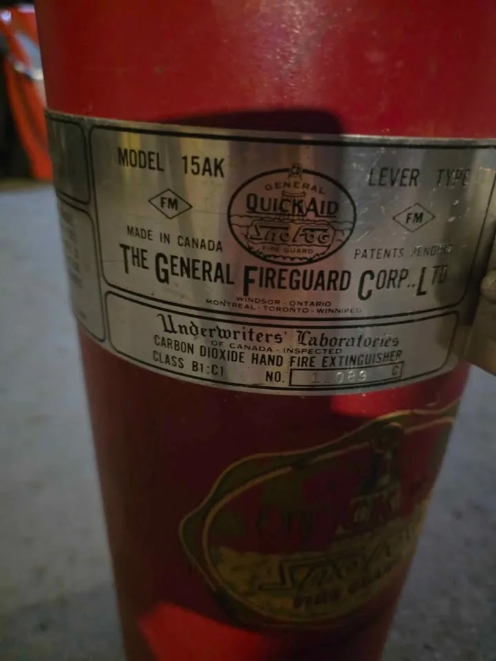 Antique Quick Aid Sno Fog fire extinguisher image indicator(3)