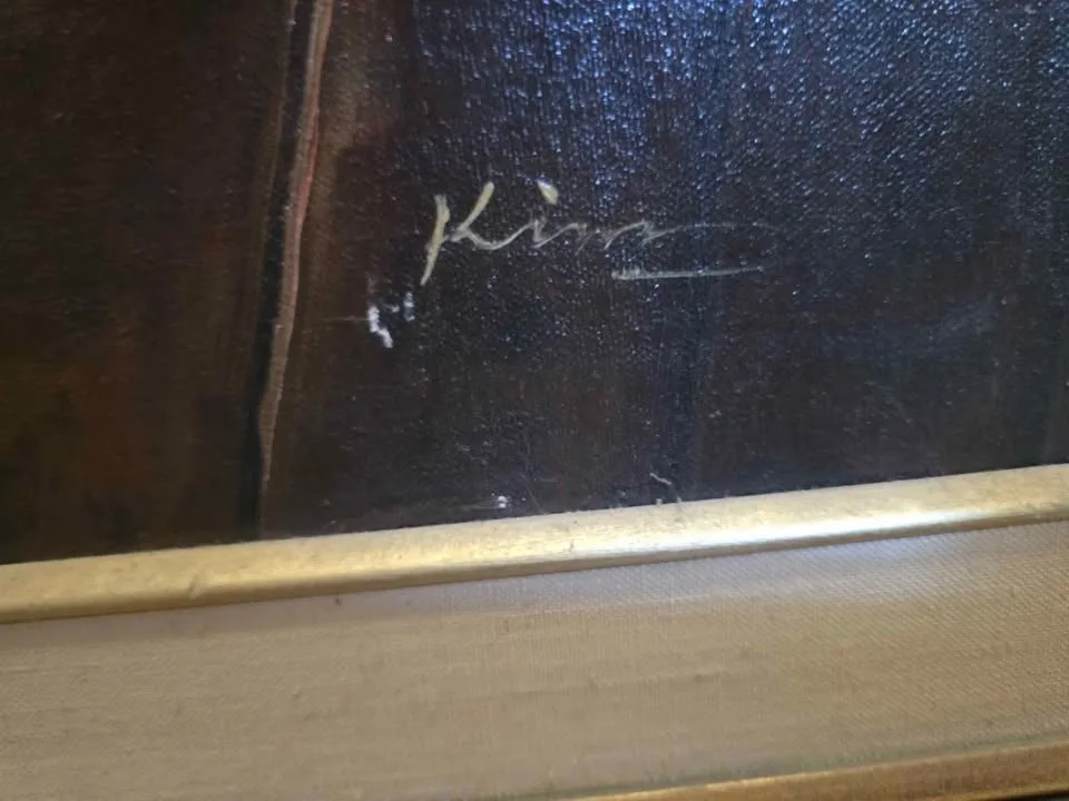 "A Dark Knight in Toronto" oil on canvas image indicator(2)