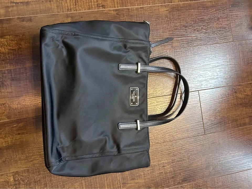 Kate Spade New York Nylon Leather Trim Bag