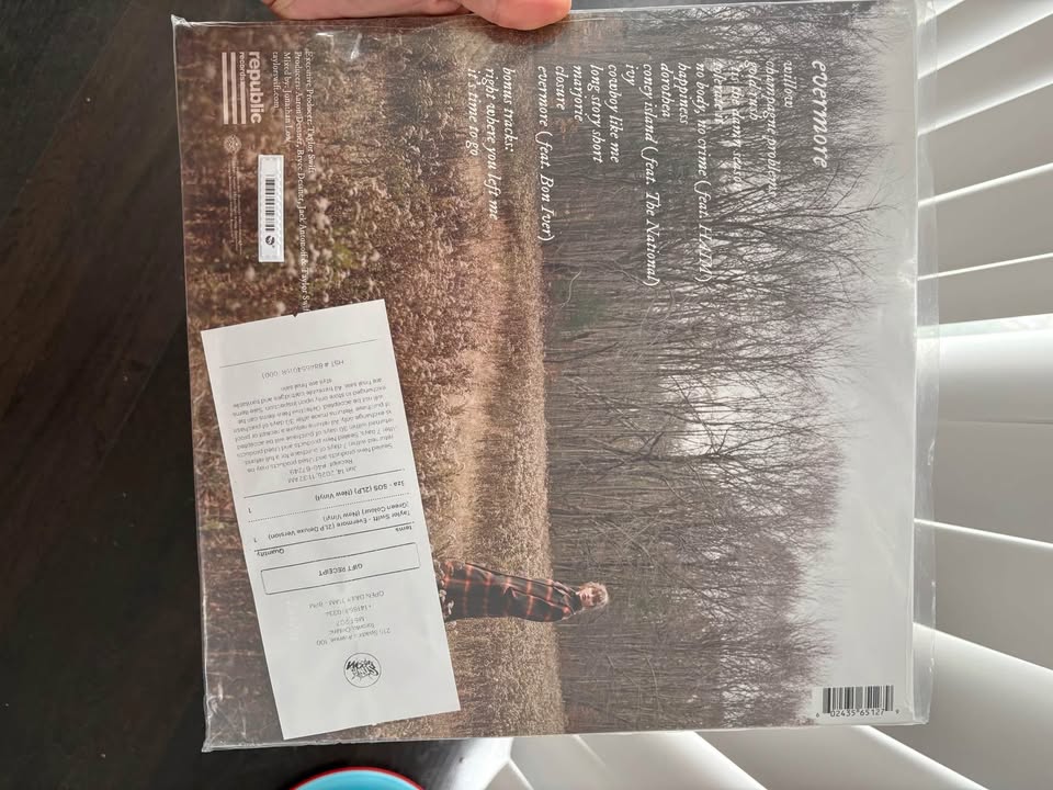 Taylor Swift Evermore Vinyl (Brand New, Never Opened) - photo 2