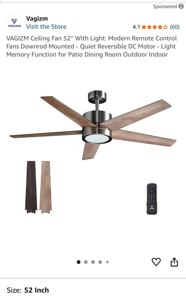 Brand New Ceiling Fans - photo 3