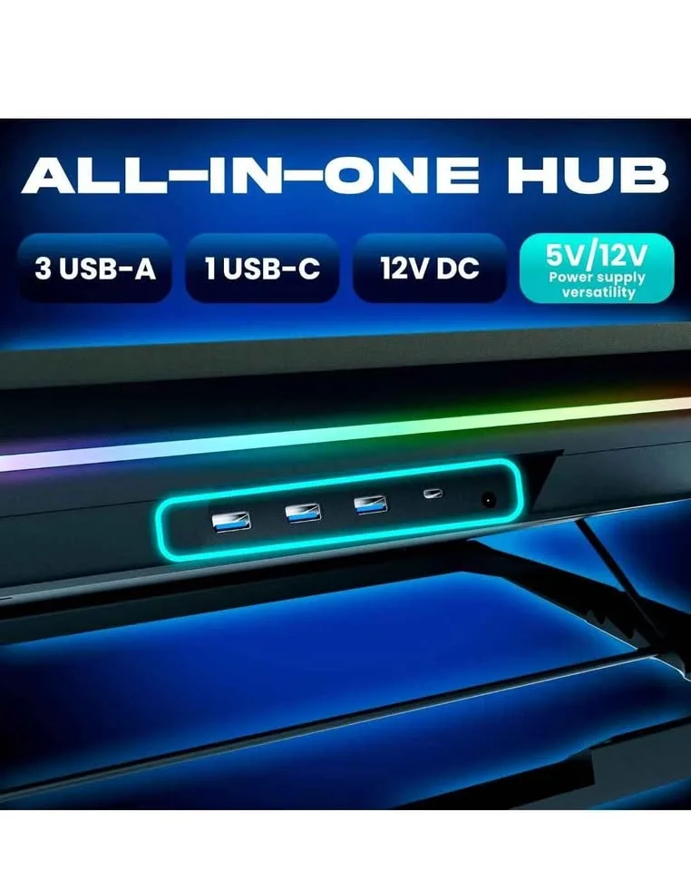 KLIM Turbofrost MAX - RGB Laptop Cooling Pad image indicator(2)