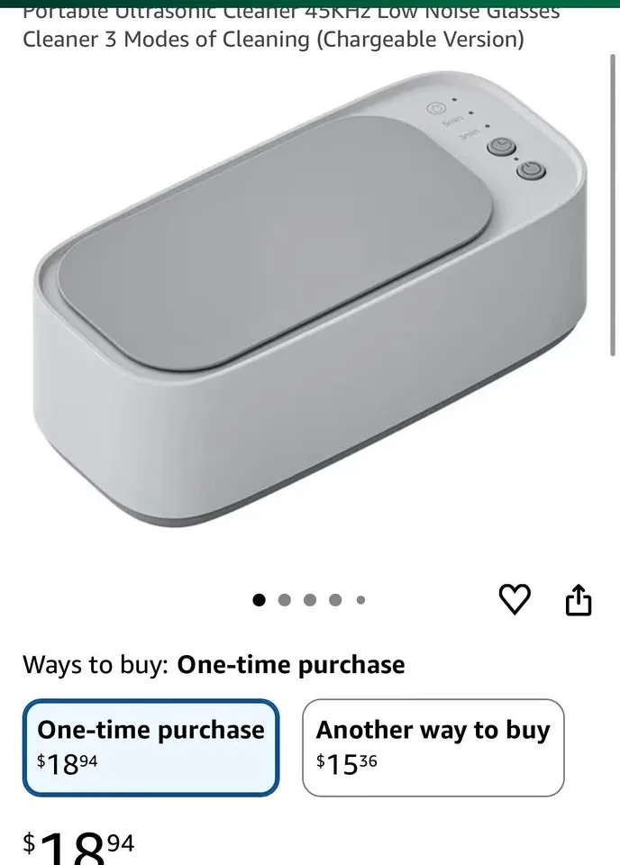 Portable Ultrasonic Cleaner Glasses Cleaner