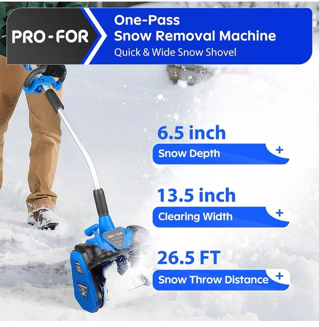 40V Cordless Snow Shovel - photo 2
