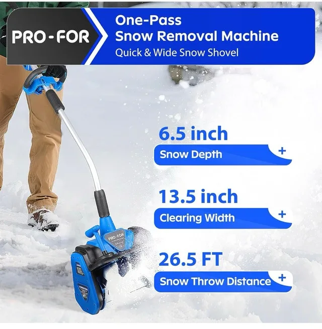 40V Cordless Snow Shovel image indicator(2)