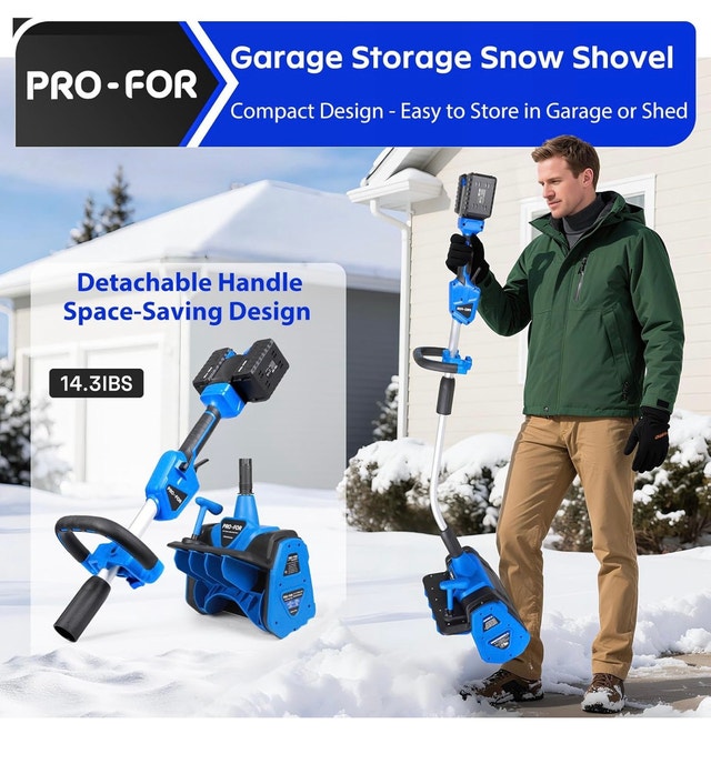40V Cordless Snow Shovel - photo 5