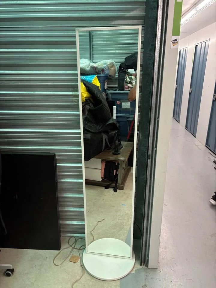 Ikea Vennesla White Swivel Mirror $60 image indicator(2)