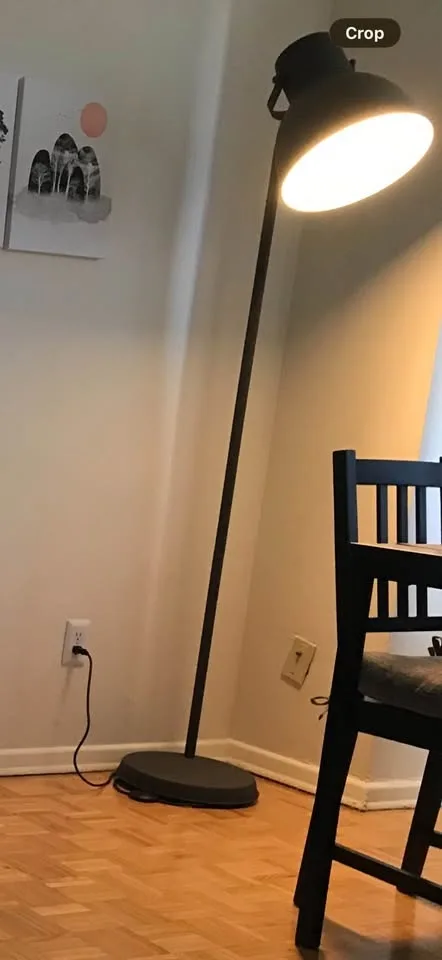 IKEA HEKTAR Floor Lamp – Dark Gray MOVE OUT SALE!! image indicator(2)