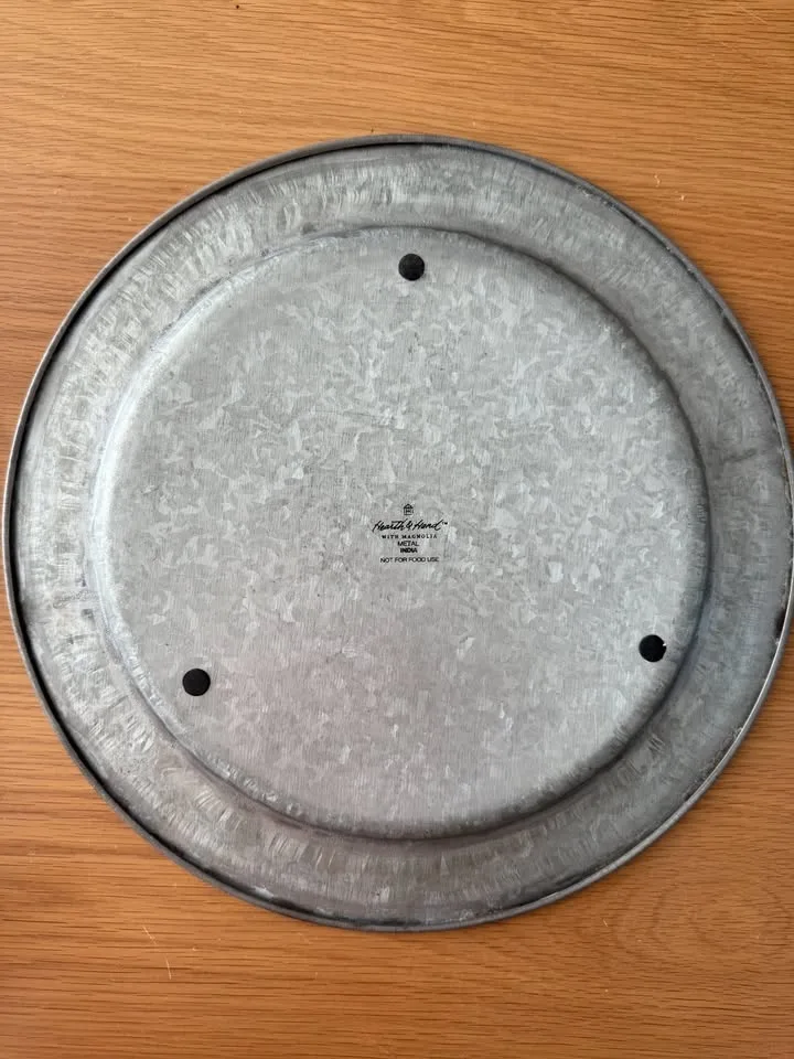 Silver & Gold Serving Platter - 13” Diameter image indicator(2)