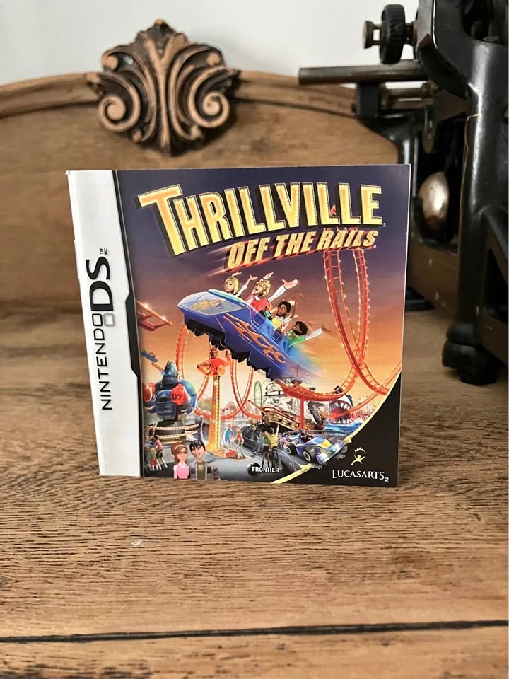 Thrillville: Off the Rails (Nintendo DS, 2007) manual only