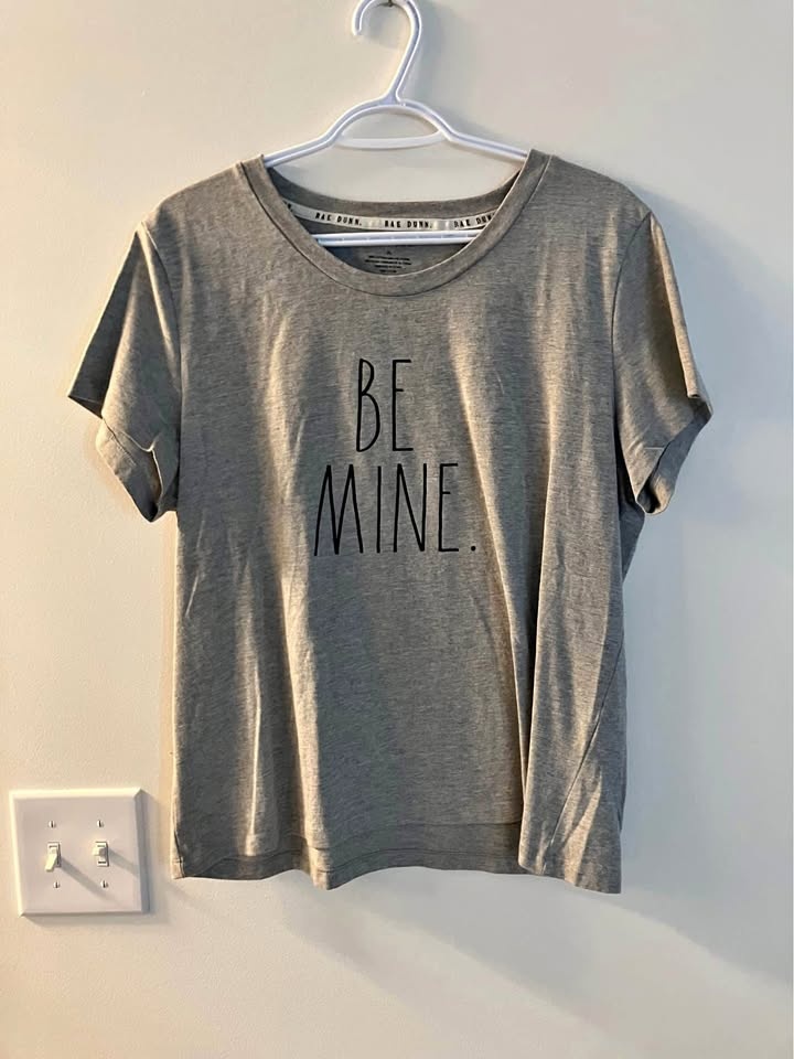 Rae Dunn Ladies T Shirt Size XL - Be Mine