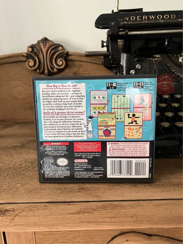 Big Brain Academy Nintendo DS Case Only - photo 2