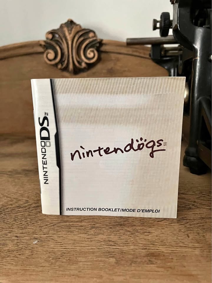 Nintendogs Dogs Nintendo DS Gameboy Instruction Manual Only