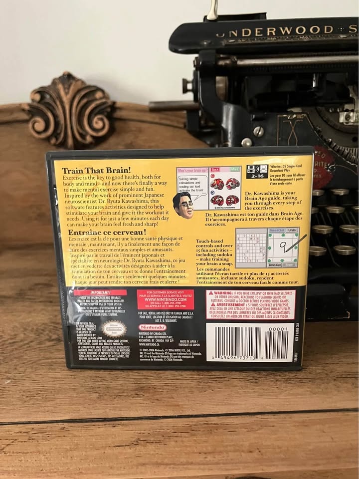 Brain Age: Train Your Brain - Nintendo DS Case Only - photo 2