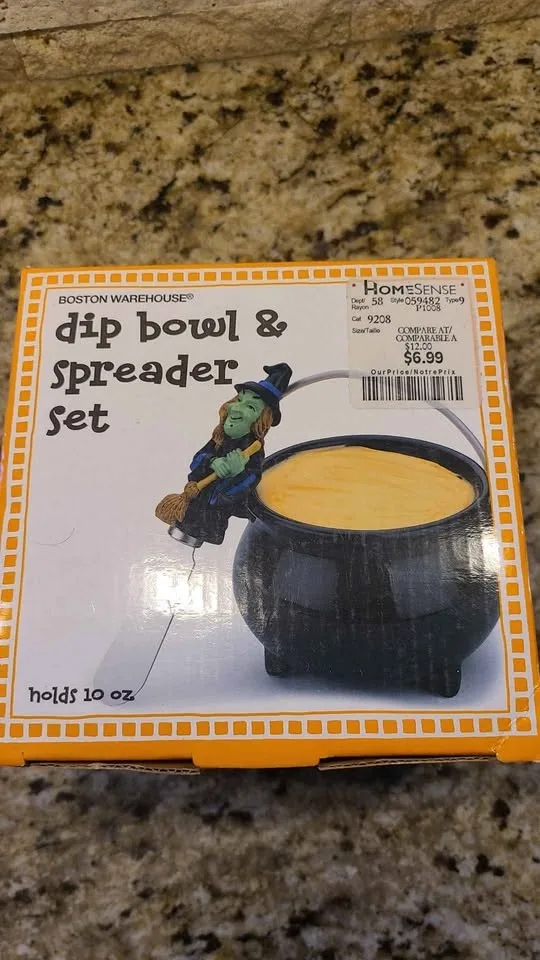 Halloween Dip Bowl & Spreader set image indicator(2)