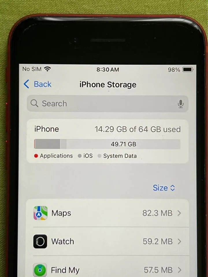 iPhone SE (2020) image indicator(6)