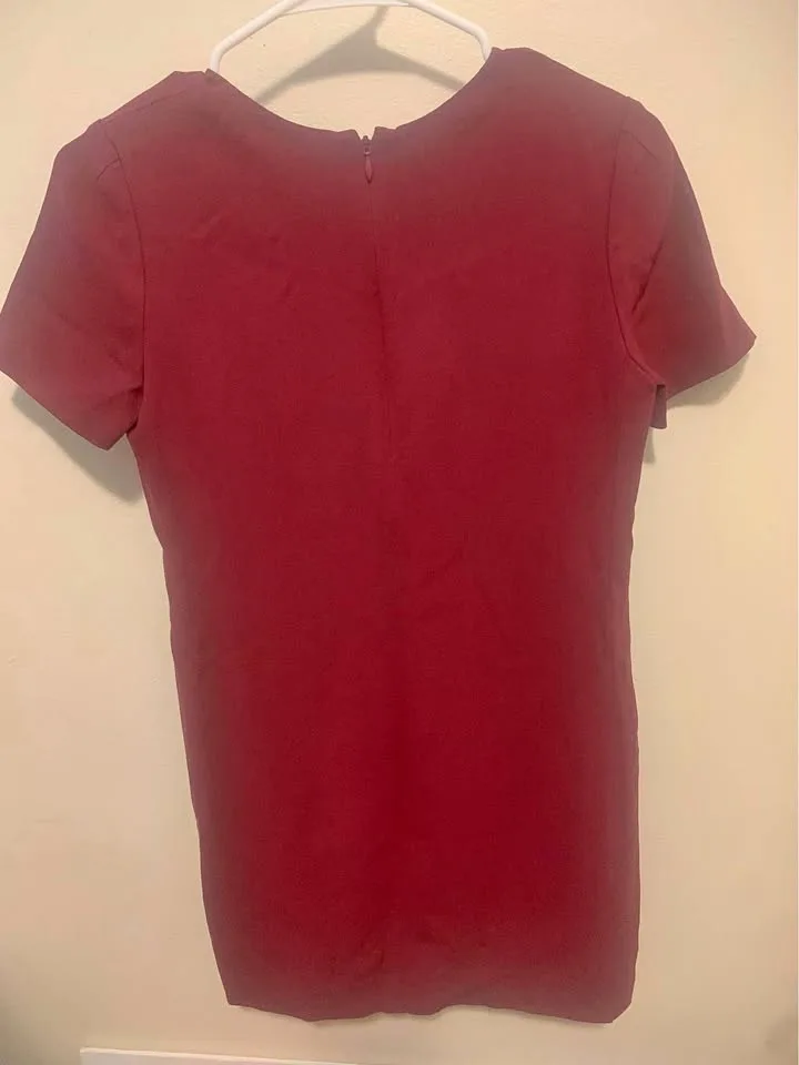 Burgundy Dress