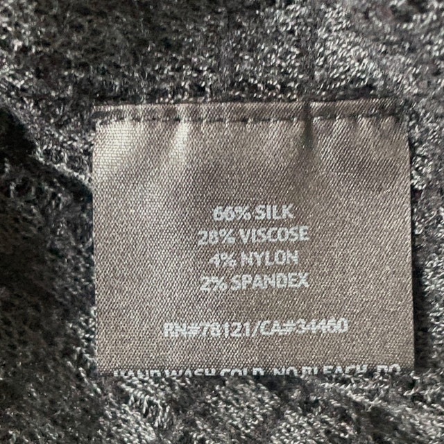 Eileen Fisher Black Silk Blend Cardigan-Size XS - photo 5