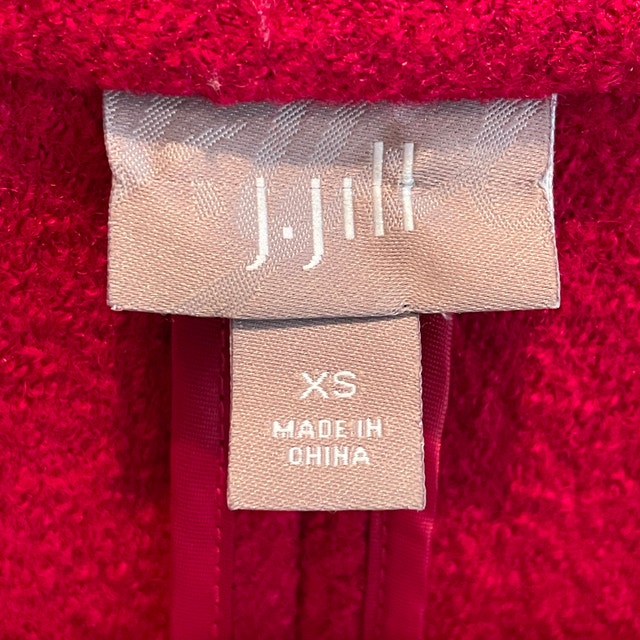 J.Jill Blazer Jacket Red Wool blend-Size XS - photo 3