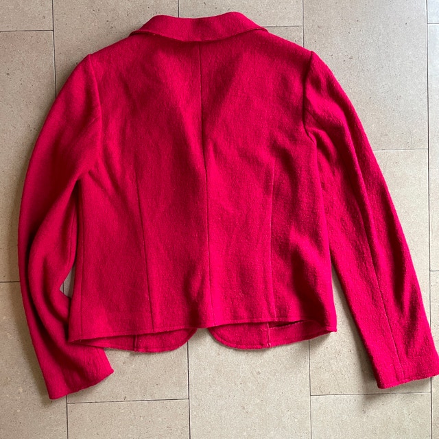 J.Jill Blazer Jacket Red Wool blend-Size XS - photo 5