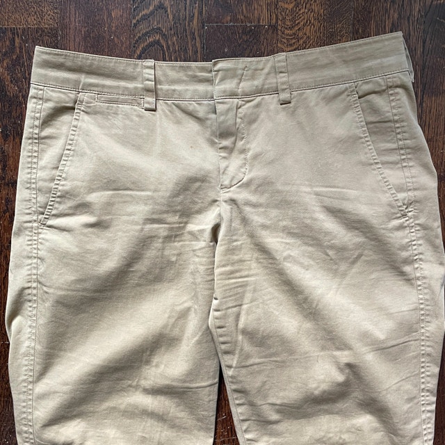 Vince Classic Tan Chino Stretch Khaki Mid Rise Pants-Size 6 - photo 3