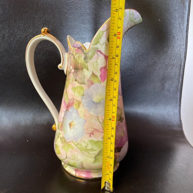 Skye McGhie Porcelain Pitcher-Morning Glory- 9” - photo 5