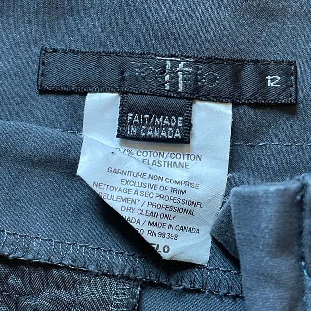Vintage Teenflo Blue Woman's Chino Pants-Size 12. Made in Canada - photo 3