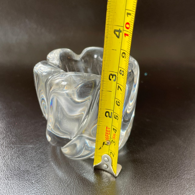 Rare Vintage 40s Orrefors Crystal Votive Candle Holder - photo 3