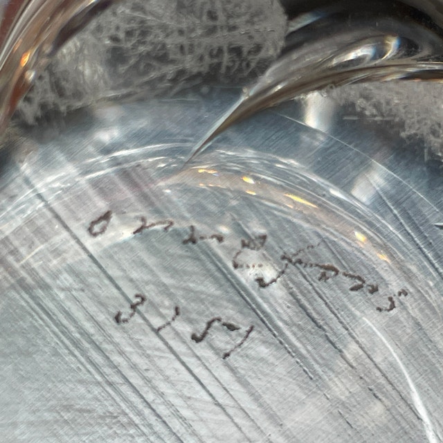 Rare Vintage 40s Orrefors Crystal Votive Candle Holder - photo 4