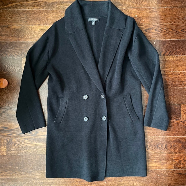 Banana Republic Knit Sweater Coat Jacket-XXS - photo 2