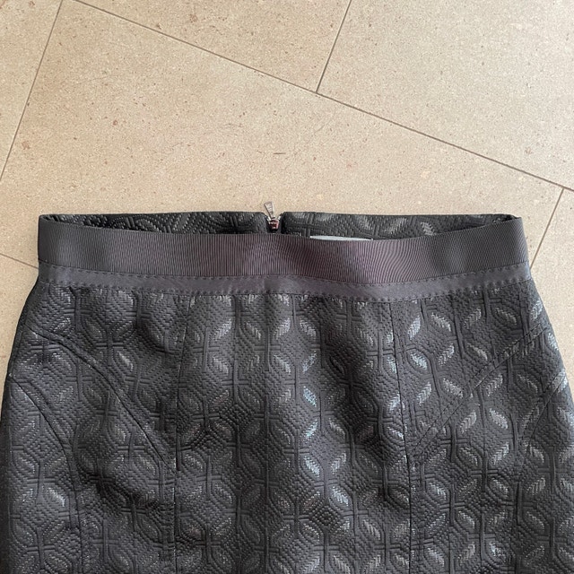 Ann Taylor Black Mosaic Jacquard Pencil Skirt-Sz. 8 - photo 2