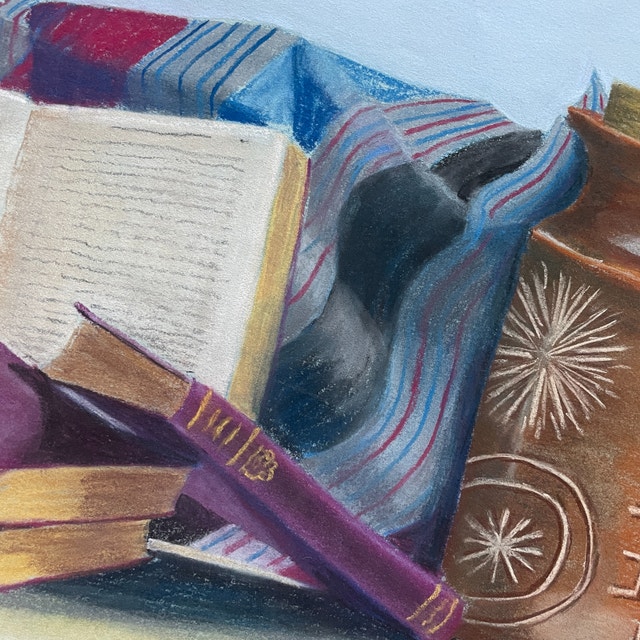 Original Pastel Artwork drawing - Gorgeous - 16" x 12" - photo 3