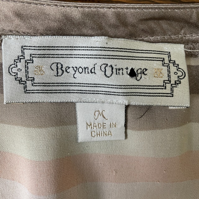 Beyond Vintage Silk Blouse - Medium - photo 2