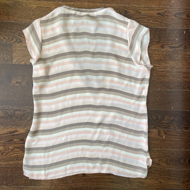 Beyond Vintage Silk Blouse - Medium - photo 4